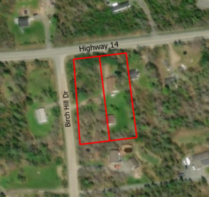 Satellite aerial image of the subject property.