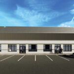 Thumbnail of http://Rendering%20of%20a%20commercial%20building%20showing%20four%20units%20and%20a%20parking%20lot%20with%20cars%20and%20people.